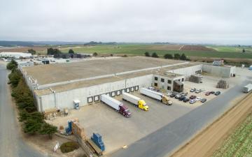 Aerial photo of Lineage's Watsonville - Hilltop