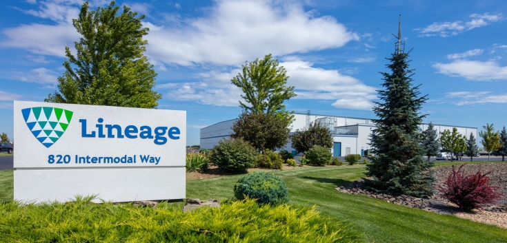 Exterior photo of Lineage's Quincy - International facility