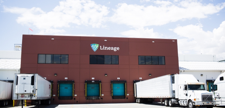 Exterior photo of Lineage's Tremonton, Utah facility
