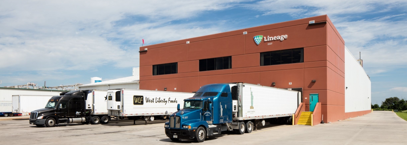 Exterior photo of Lineage's Mount Pleasant facility