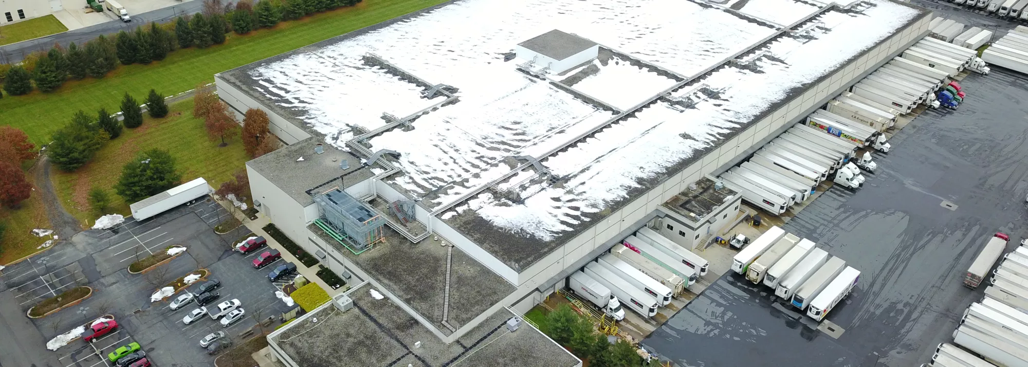 Aerial photo of Lineage's leased facility in Bethlehem, PA